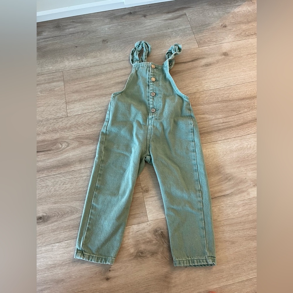 Zara denim overalls